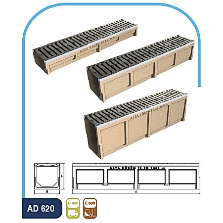 AD 620 - 200 mm Kanallar