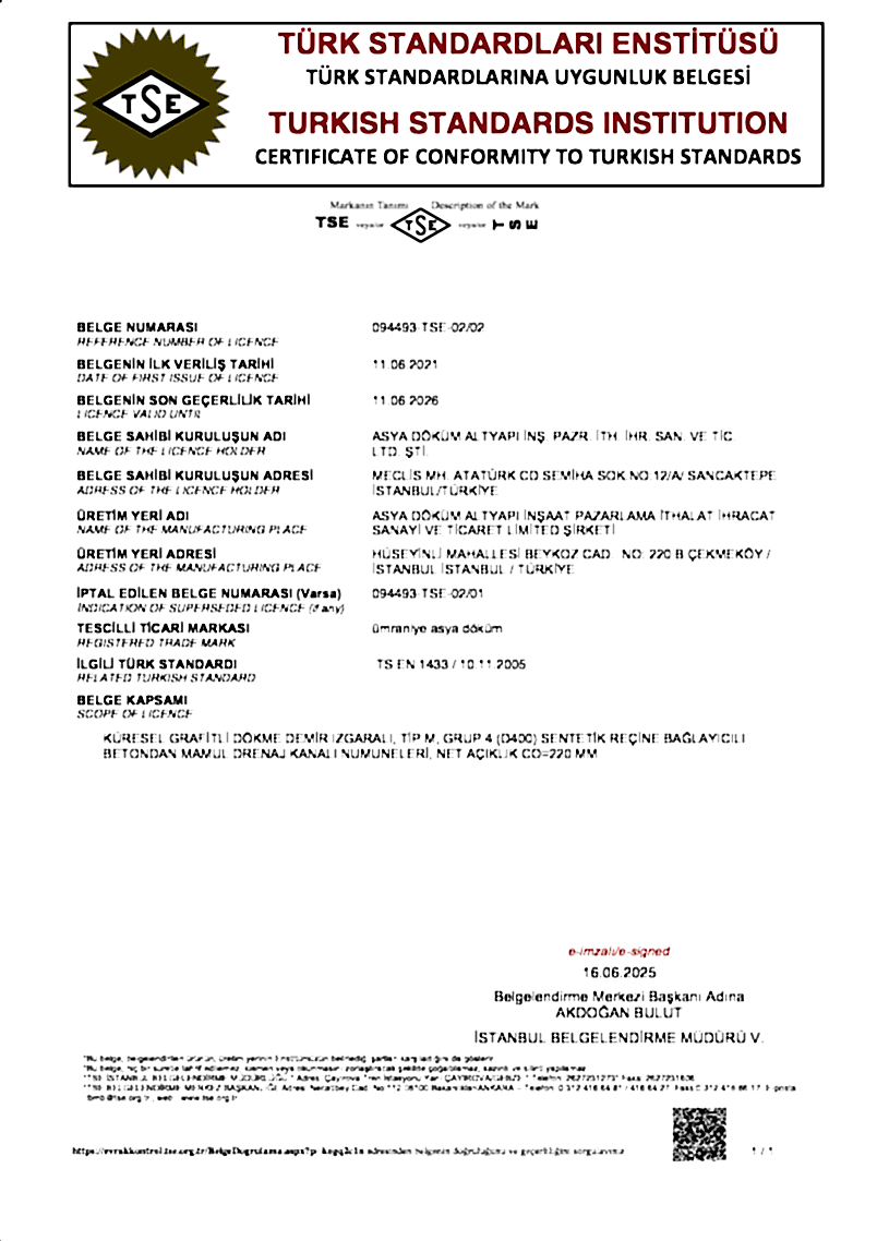 POLİMER TSE 1433 GÜNCEL